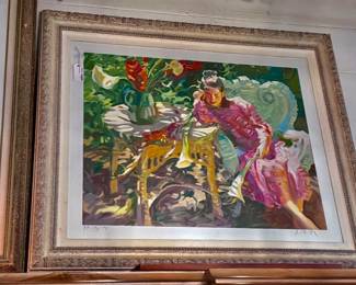 Large scale framed artwork