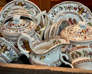 Vintage porcelain tea set