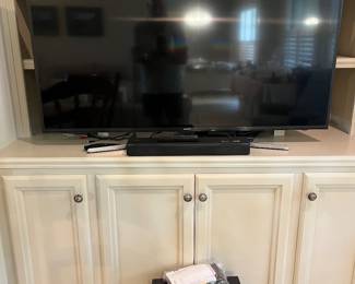 Samsung TV, Sony sound bar/base