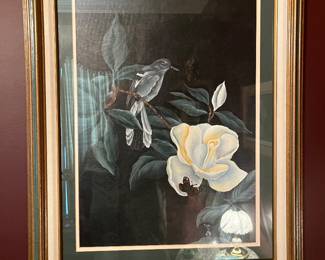 Magnolia wall art 