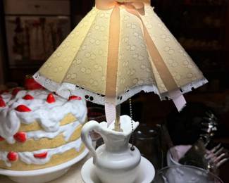 Antique Pitcher Lamp