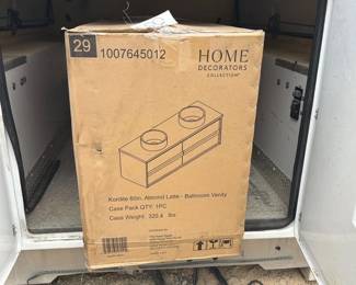 60 IN ALMOND LATTE BATHROOM VANITY