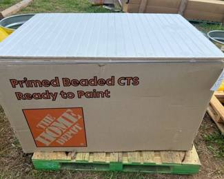 PALLET OF PRIMED BEADED WAINSCOT