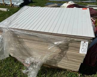 PALLET OF BEADED PANELING