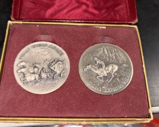 Sterling silver, Wells Fargo medals