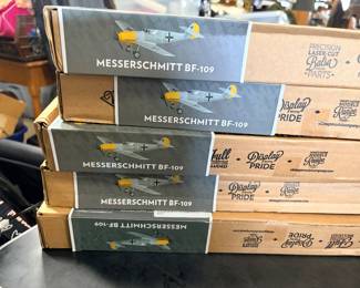 Collection of Balsawood airplane models