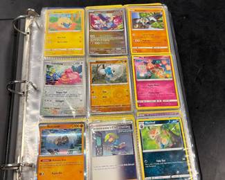 Hundreds of Pokémon cards