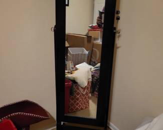 Jewelry Cabinet with Mirror