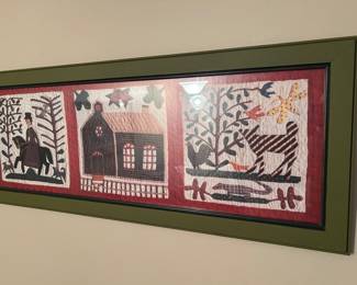 Antique Needle work (Framed)