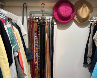 Belts, Purses, Hats