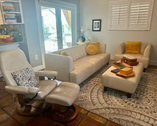 The sofa and matching chair are sold.