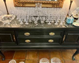 All the Fostoria glassware is sold.