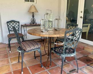 The 2 small lanterns are sold.