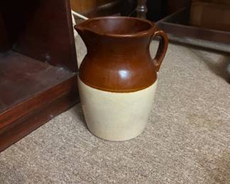 Stoneware pitcher
