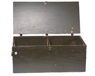 VIETNAM Era US Army Footlocker Trunk, 1966 - FSN 8460-243-3294