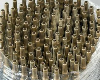 Vintage Military .50 BMG Linked Brass Dummy Ammo Belt - 70+ Inches Long