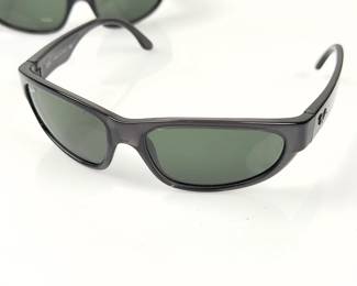 Lot of 2 Ray-Ban RB 4006 Spinal Tap I 606 Sunglasses - Black Frames