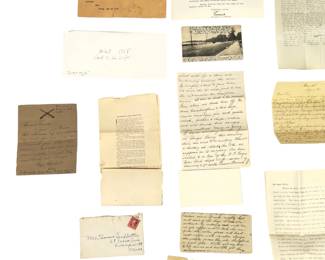 WWI US Soldier Frontline Letters & Leadbetter Family Correspondence 1911-1958