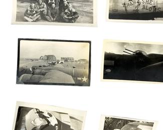 Rare WWII Army Air Corps Photos w/ Nose Art, Aircraft & Crew (17 Original)