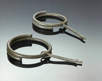 WWI Era Grenade Safety Pins (2) - Historic Military Collectible