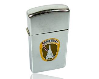 Vintage Zippo F-111 Harvest Reaper General Dynamics Fort Worth Division Lighter