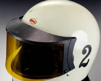 Vintage 1975 Bell Star 120 Motocross Helmet w/ ILC Vari Shield-R, Size 7 1/4