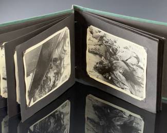 WWII Dachau Liberation Photo Album: 1945 Concentration Camp Atrocities Evidence