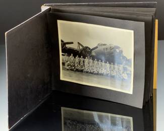 WWII US Air Corps 305th Bomb Group Chelveston Photo Album 1942-1945