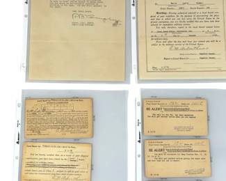WWI Kansas Soldier Walter L. Brewer Personal Draft & Induction Archive, 1918