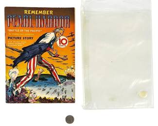 Vintage 1942 Remember Pearl Harbor WWII Comic Book Uncle Sam Jack Binder