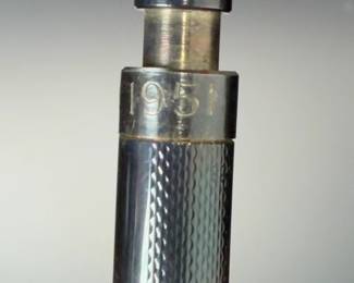 Vintage Retro 1951 Rollerball Pen - Made in Germany, Textured Metal