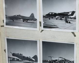 1968 Vietnam Era Military Aviation Scrapbook w/ Original Photos & Clippings