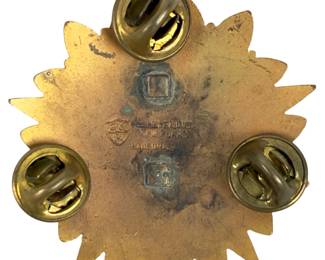 Vintage US Army General Staff ID Badge by Meyerling - Enameled Military Insignia