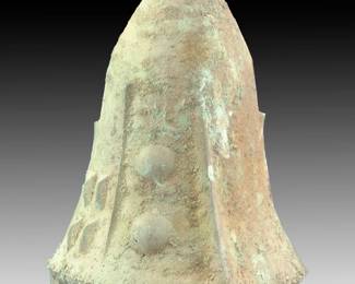 Paolo Soleri Arcosanti Cast Bronze Garden Bell Wind Chime 23.2" Total