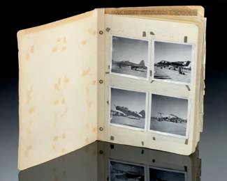 1968 Vietnam Era Military Aviation Scrapbook w/ Original Photos & Clippings