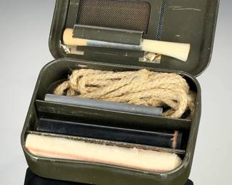 Original WWII British Lee Enfield .303 Rifle Cleaning Kit - Complete Field Set