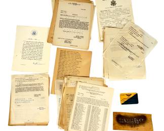 WWII US Army Air Corps Pilot William L. Isley Document Archive, Flight Records, Truman Letter