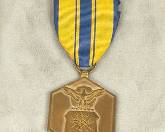 WWII US Legion of Merit Medal & Ribbon Bar in Original Presentation Case