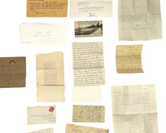 WWI US Soldier Frontline Letters & Leadbetter Family Correspondence 1911-1958