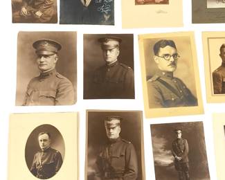 Historic WWI US Military Soldier & Sailor Portrait Photo Lot - Over 25 Original Photos