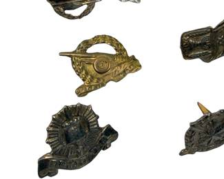 Vintage Israeli IDF Military Pins & Badges Collection (Approx. 10 pcs)