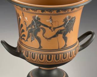Nicola Bonfrate Grottaglie Italy Greek Black-Figure Terracotta Reproduction Vase