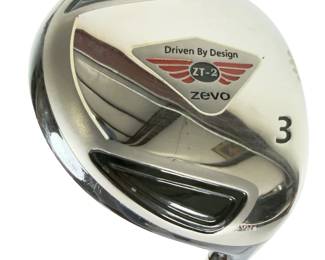 Zevo ZT-2 #3 & #5 Woods Golf Club Pair | R-Flex Graphite, Winn Grips