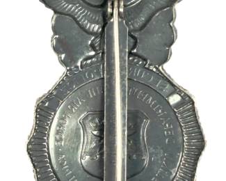 Vietnam Era US Air Force Security Police Beret Badge Pin GOVT PROPERTY