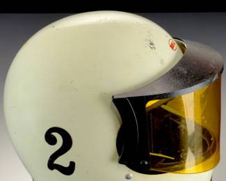 Vintage 1975 Bell Star 120 Motocross Helmet w/ ILC Vari Shield-R, Size 7 1/4
