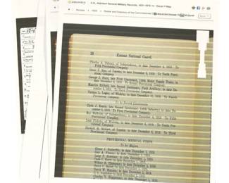 WWI DSC Hero 2nd Lt. Oscar P. May Photo & Document Archive, 89th Div.