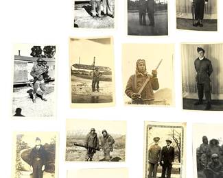 Lot of 25 Original WWII US Soldier Photographs - Portraits & Candid Moments