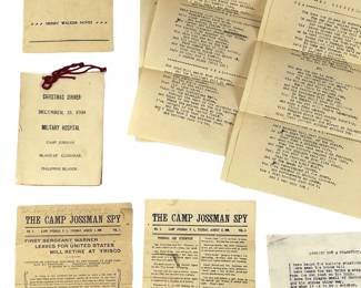 1908-1909 Philippine-American War Era Camp Jossman Military Documents Lot