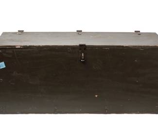 VIETNAM Era US Army Footlocker Trunk, 1966 - FSN 8460-243-3294