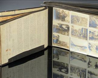 WWI US AEF Soldier Photo Album & Documents, France/Belgium Battlefields, 1917-1919